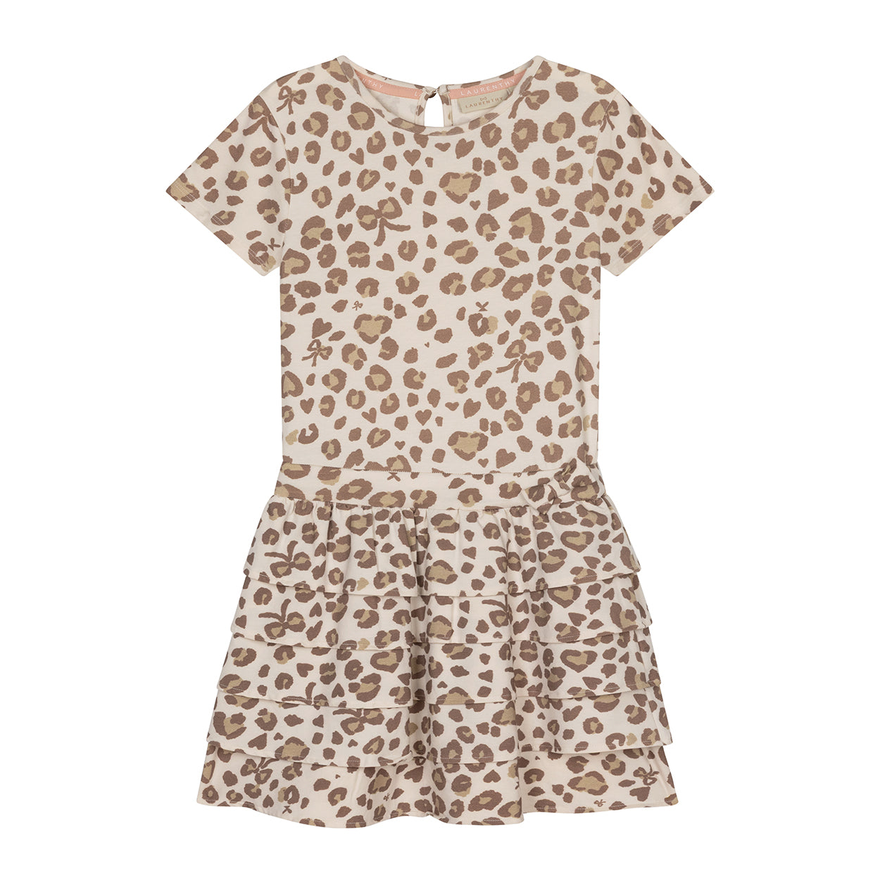 Laurenthy Penelope Dress Ice cream AOP